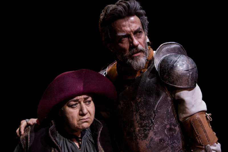 Alessio Boni e Serra Yilmaz in &quot;Don Chisciotte&quot;, regia Roberto Aldorasi – Alessio Boni – Marcello Prayer. Foto Lucia De Luise