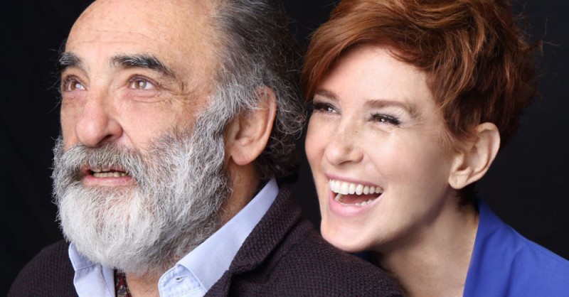 Alessandro Haber e Lucrezia Lante Della Rovere in &quot;Il padre&quot;, regia Piero Maccarinelli