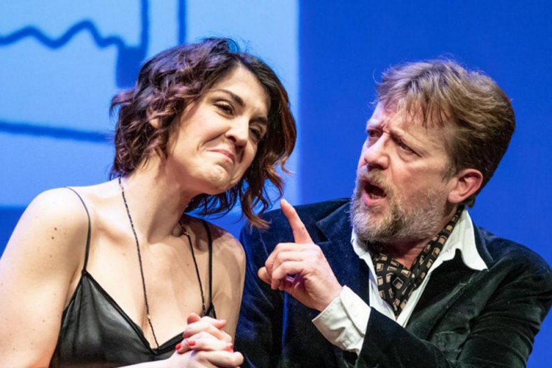 Carlotta Proietti e Gianluigi Fogacci in &quot;The Prudes&quot;, regia Gianluigi Fogacci