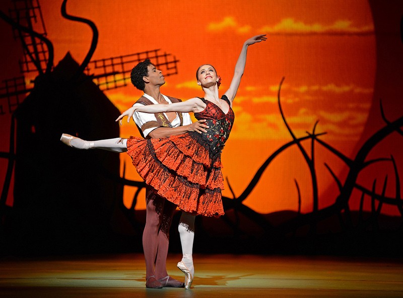 Marianela Nuñez e Carlos Acosta in Don Chisciotte, coreografia Carlos Acosta