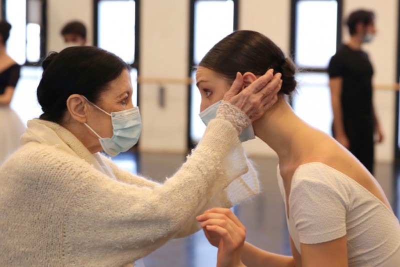 Carla Fracci e Martina Arduino, Teatro alla Scala