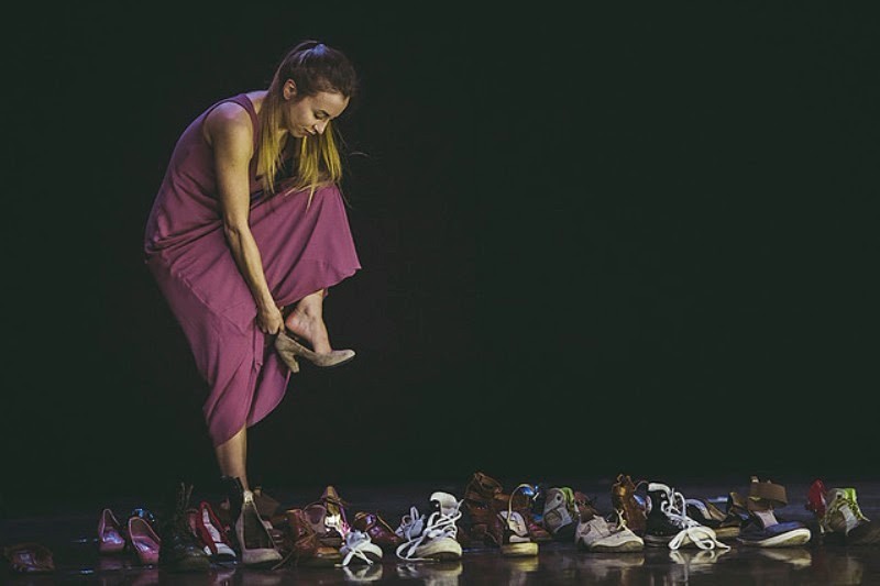 Caroline Baglioni in &quot;Gianni&quot;, regia Michelangelo Bellani e C.L.Grugher. Foto G. Soverini