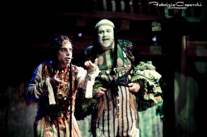 Adolfo Margiotta e Roberto Alinghieri in Fool. I comici in Shakespeare
