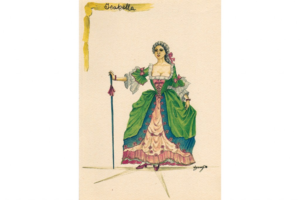 Maschere della Commedia dell&#039;Arte: Isabella