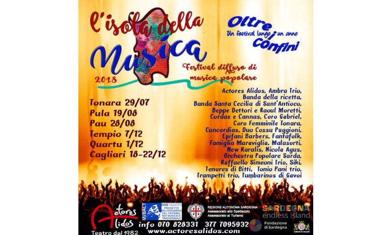 L’ISOLA DELLA MUSICA 2018 - Festival diffusa di musica popolare