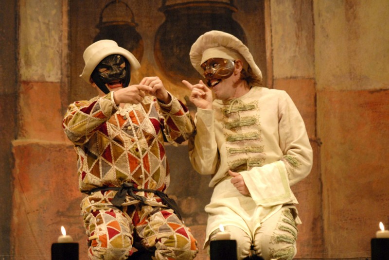 &quot;Arlecchino servitore di due padroni&quot;, regia Giorgio Strehler. Foto Diego Ciminaghi