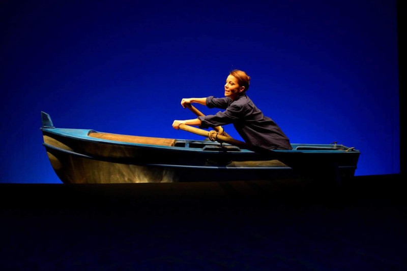 Gaia Aprea in &quot;D&#039;estate con la barca&quot;, regia Luca De Fusco
