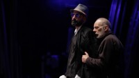 Giovanni Boncoddo e Maurizio Puglisi in "Amleto", regia Ninni Bruschetta