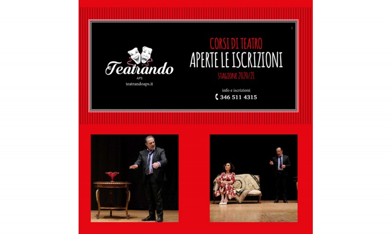 “TEATRANDO” di Grottaglie (Taranto) - Corsi di TEATRO dal 12 settembre nella nuova sede