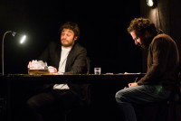 Lino Guanciale e Francesco Montanari in "L’uomo più crudele del mondo", regia Davide Sacco