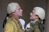 Geppy Gleijeses e Lorenzo Gleijeses in "Amadeus", regia Andrei Konchalovsky