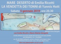 PALERMO: Sabato 5 gennaio 2019, Emilia Ricotti e Yannis Hott di scena a Cinematocasa