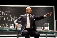 Sebastiano Lo Monaco in "Per non morire di mafia", regia Alessio Pizzech. Foto Margherita Mirabella