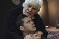 Mario Mattia Giorgetto e Vincenzo Bocciarelli in "Papà, sei di troppo" di Yannis Hott al Teatro Tordinona, Roma