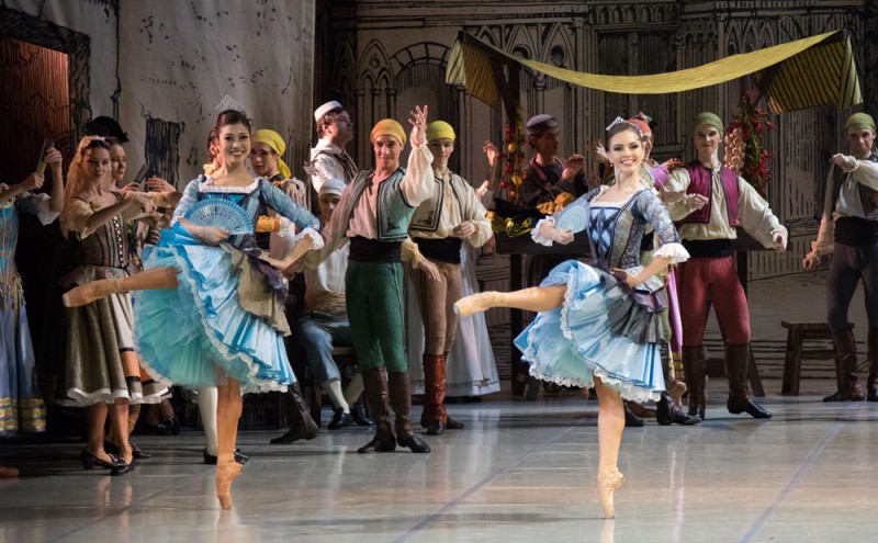 &quot;Don Chisciotte&quot;, coreografia di Johan Kobborg da Marius Petipa. Foto M. Logvinov 