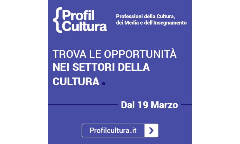 Il primo sito dedicato al lavoro in Italia. Dal 19 Marzo i professionisti nei settori della cultura avranno un nuovo punto di riferimento: profilcultura.it