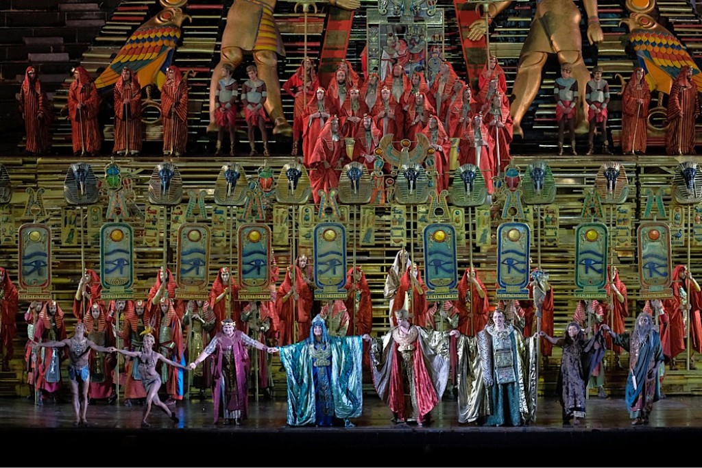 “Aida”, regia Franco Zeffirelli. Arena di Verona. Foto ENNEVI