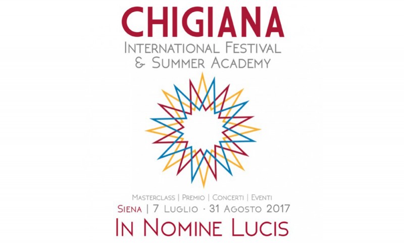 ACCADEMIA MUSICALE CHIGIANA: Chigiana International Festival 2017 a Siena dal 7 luglio al 31 agosto