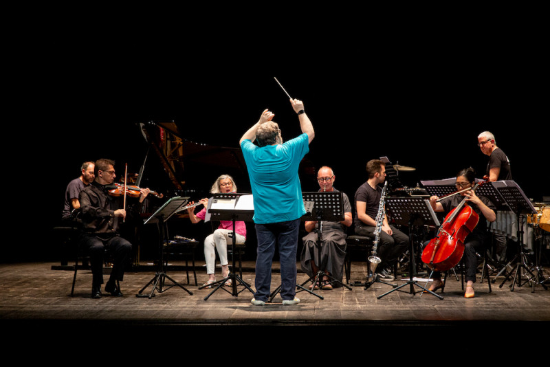 &quot;American Portraits #3&quot;, conductor Carlo Boccadoro. Foto Andrea Veroni, Fondazione Festival dei Due Mondi