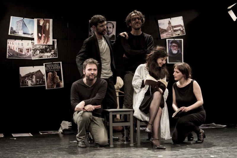 Nicola Bortolotti, Lorenzo Fontana, Alessandro Mor,  Franca Penone, Elena Russo Arman in &quot;L&#039;Avversario&quot;.