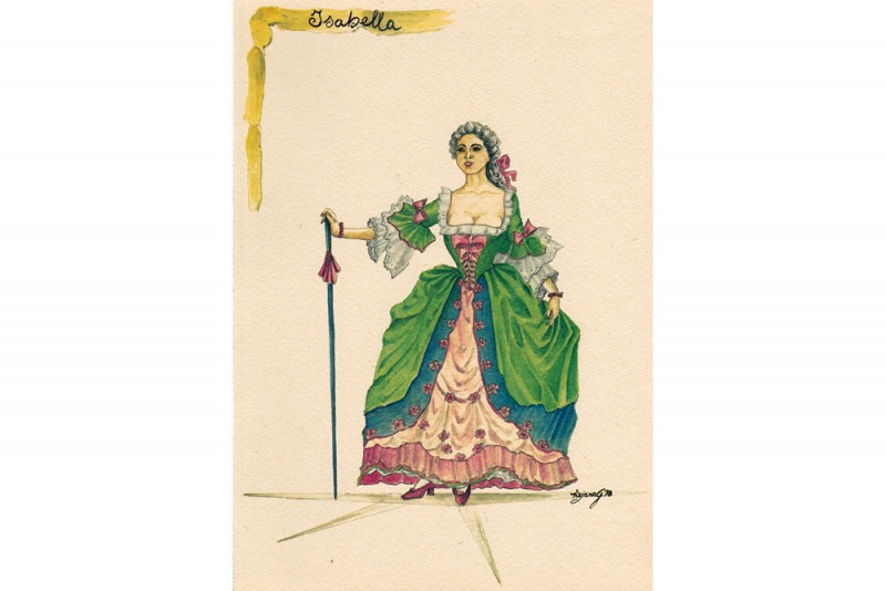 Maschere della Commedia dell&#039;Arte: Isabella